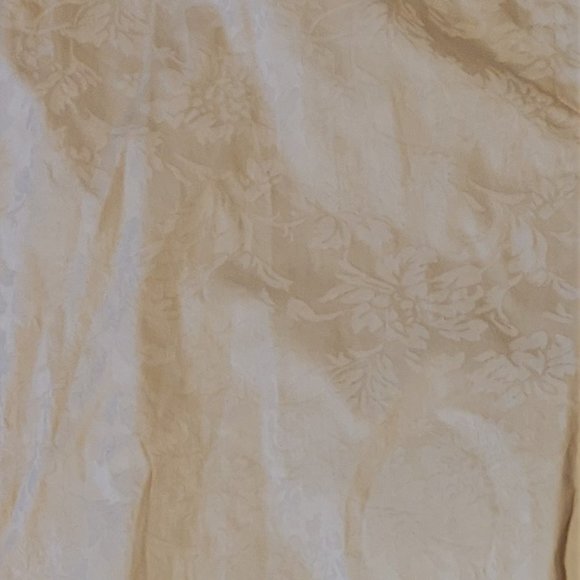 Plus Sz 24 Cotton Wide Leg Cropped Pant Jacquard Print - Picture 5 of 6